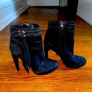 Sam Edelman Keegan suede fringe ankle boot